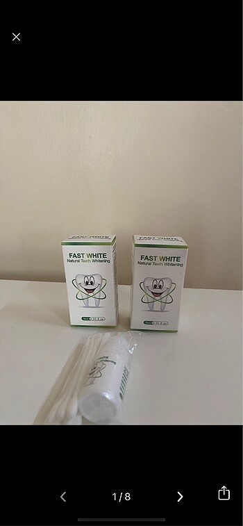 Fast white diş lekesi giderici