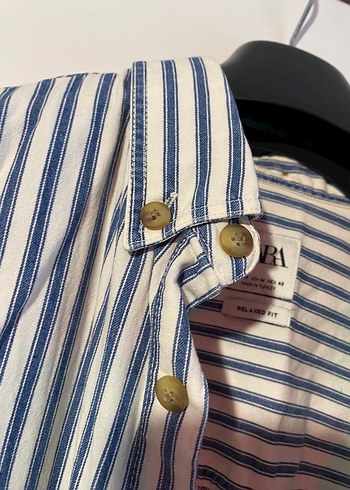 Erkek Çizgili Uzun Kollu Gömlek - Görsel 3