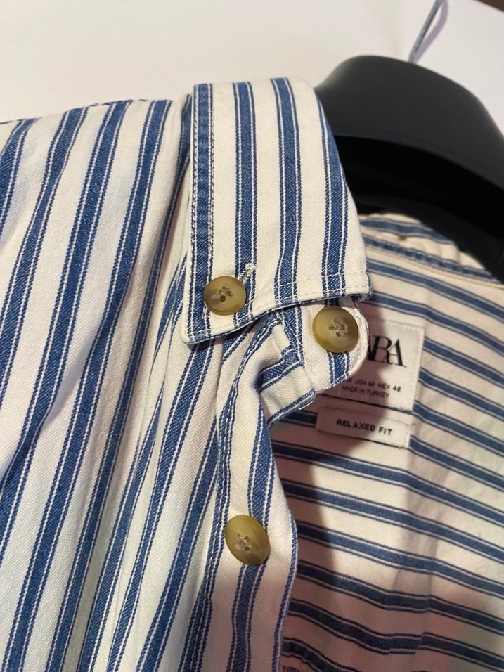 Erkek Çizgili Uzun Kollu Gömlek - Görsel 3