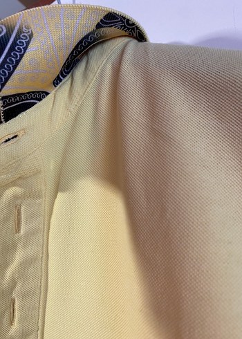 Sarı Erkek Polo Yaka Tişört - Görsel 3