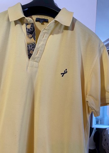Sarı Erkek Polo Yaka Tişört - Görsel 4