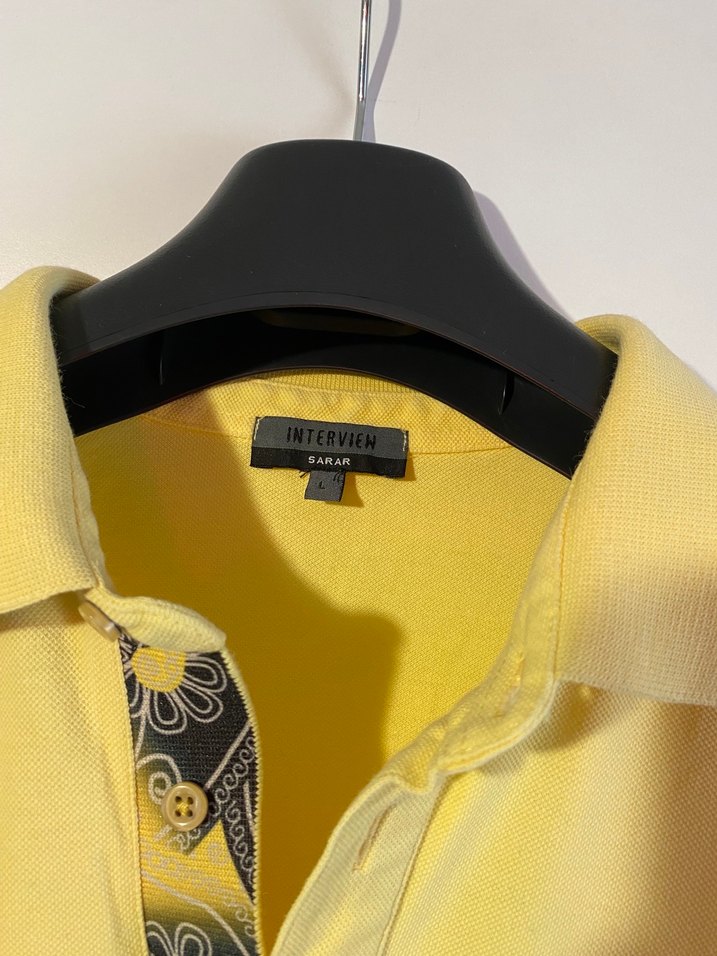 Sarı Erkek Polo Yaka Tişört - Görsel 2