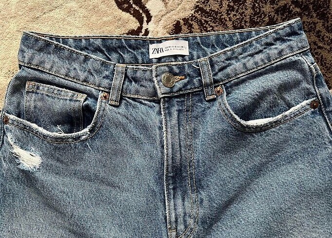 m Beden mavi Renk Zara mom fit