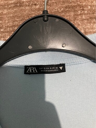 Zara Zara polo yaka crop small