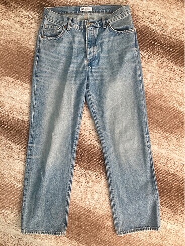 Zara orta bel straight jean 36 beden