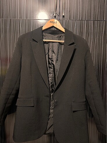 Siyah blazer ceket