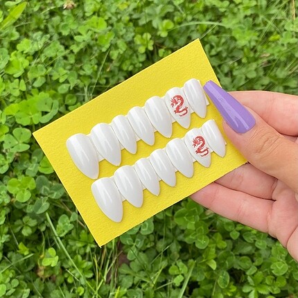 Dragon takma tırnak nailart