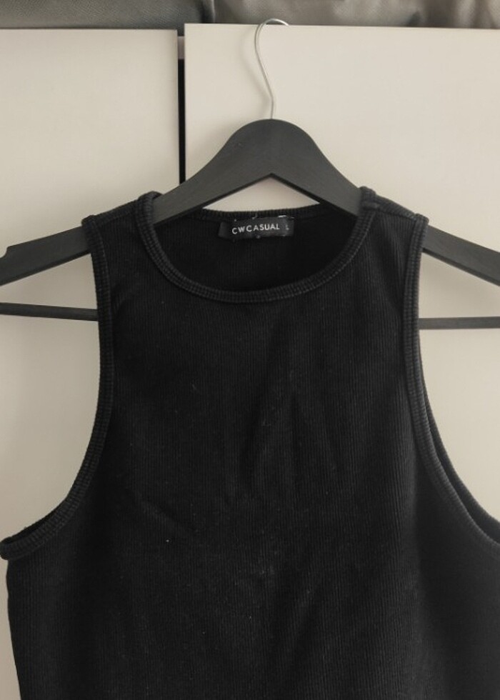 Crop siyah  - Görsel 2