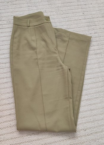 Trendyol & Milla yeşil  Kumaş Pantolon - Görsel 5