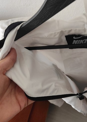 Erkek Beyaz Midi Yağmurluk Fermuarlı - Görsel 6