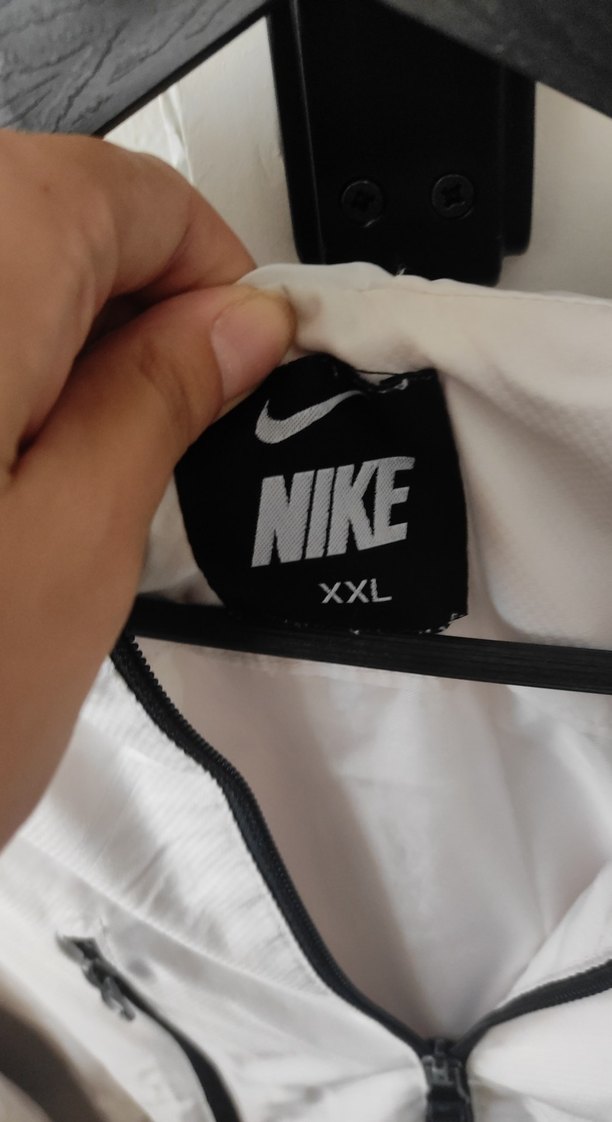 Erkek Beyaz Midi Yağmurluk Fermuarlı - Görsel 2