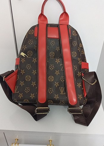 Louis Vuitton Kahverengi orijinal Deri Kadın Sırt Çantası
