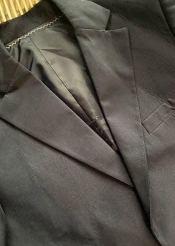 Lacivert Parlak Erkek Takım Elbise Ceketi - Görsel 3