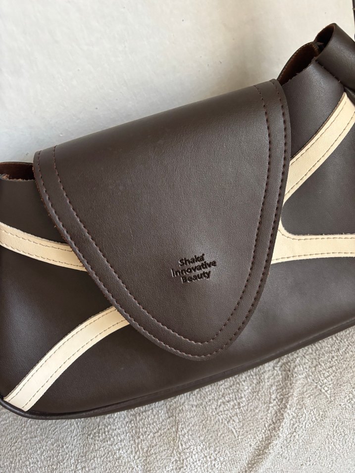 Kahverengi Deri Kadın Omuz Çantası - Görsel 2