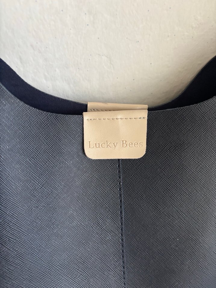 Lacivert Deri Kadın El Çantası - Görsel 2