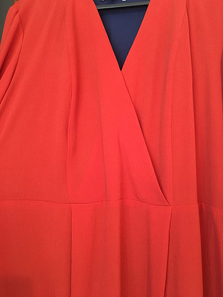 44 Beden turuncu Renk H&m elbise