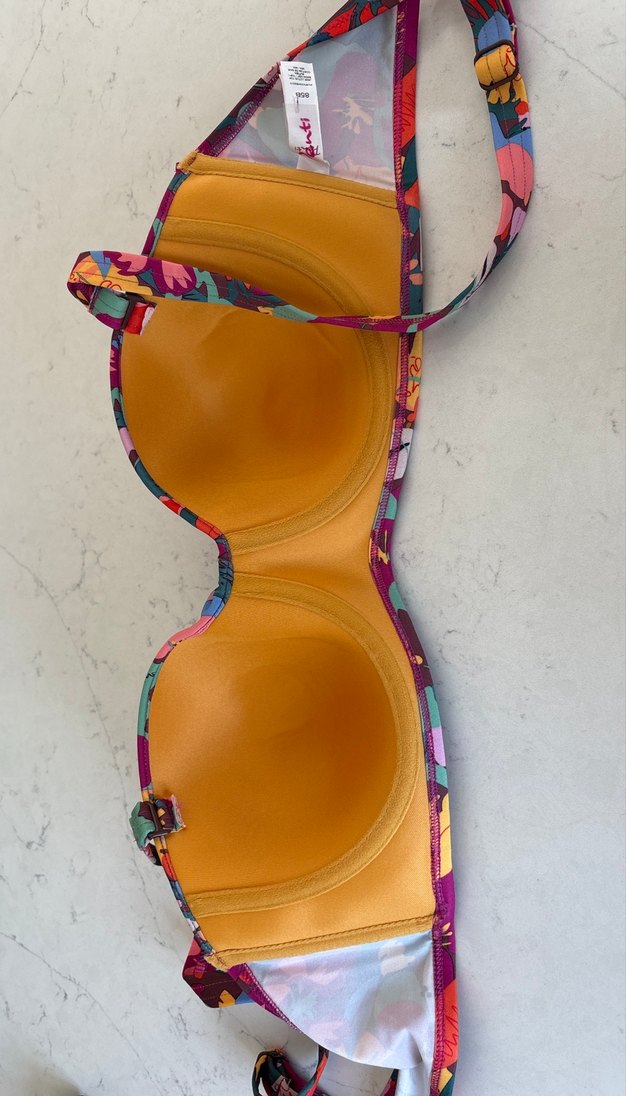 Renkli Desenli Bohem Bikini Üstü - Görsel 3