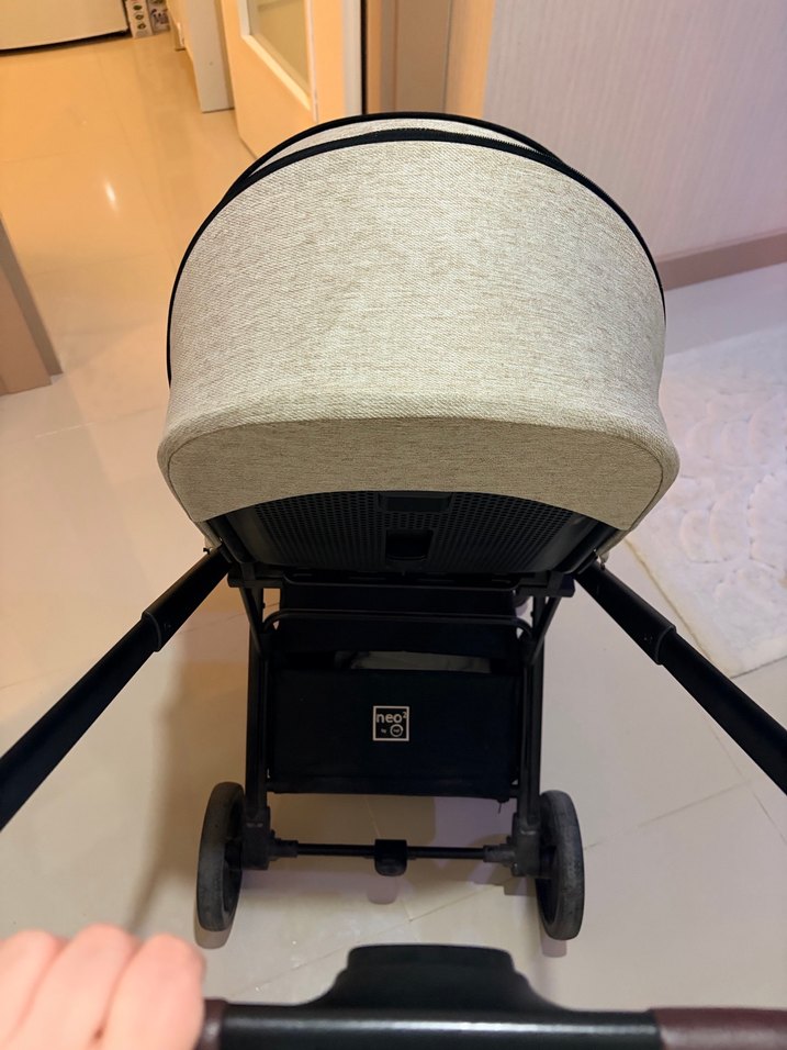 Bagi Neo 2 krem-siyah Bebek Arabası - Görsel 5