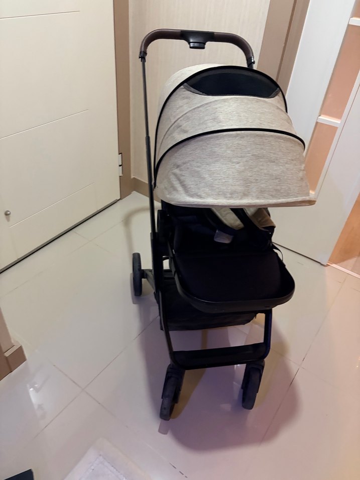 Bagi Neo 2 krem-siyah Bebek Arabası - Görsel 3