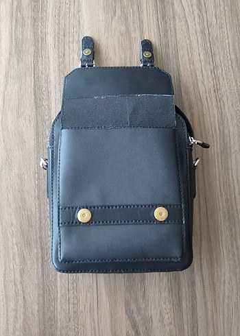 Siyah Erkek Omuz Çantası Tokalı - Görsel 5