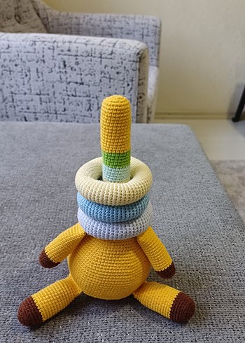 Beden Renk amigurumi Zürafa Peluş Oyuncak