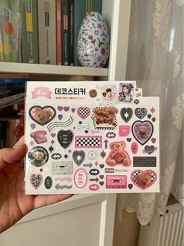 Kore Sticker 4 sayfa