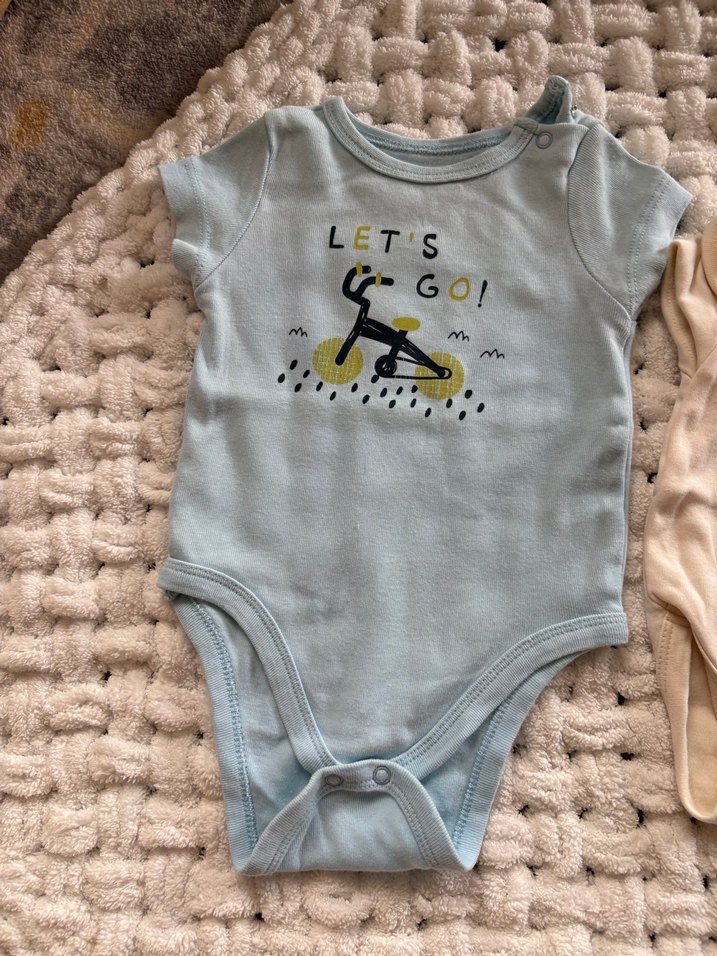 Pastel Renkli Kısa Kollu Bebek Body ve Pantolon Seti - Görsel 3