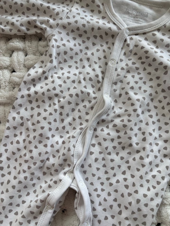 Gri Uzun Kollu Bebek Tulum - Görsel 2