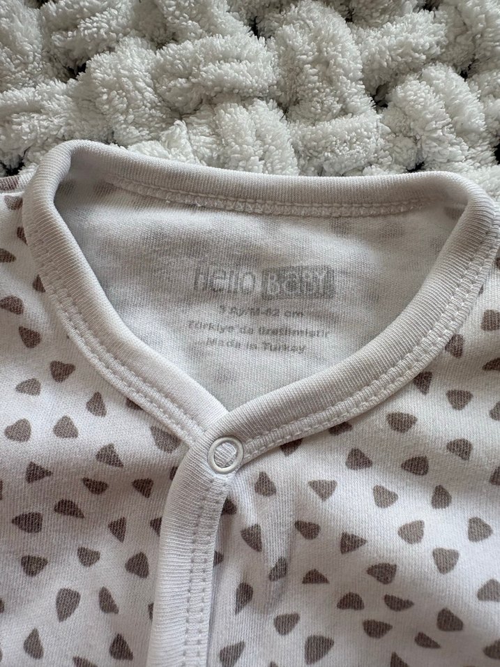 Gri Uzun Kollu Bebek Tulum - Görsel 3