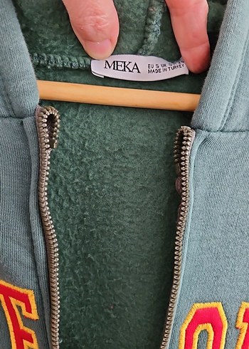 Yeşil Fermuarlı Kadın Sweatshirt - Görsel 2