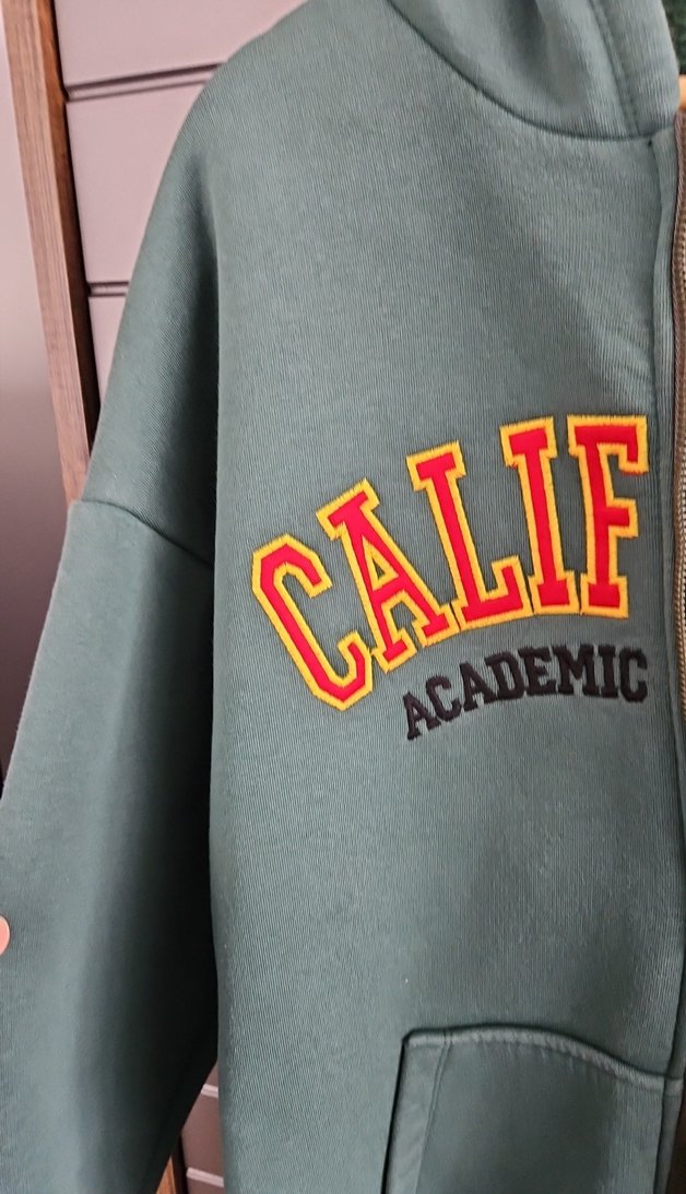 Yeşil Fermuarlı Kadın Sweatshirt - Görsel 3