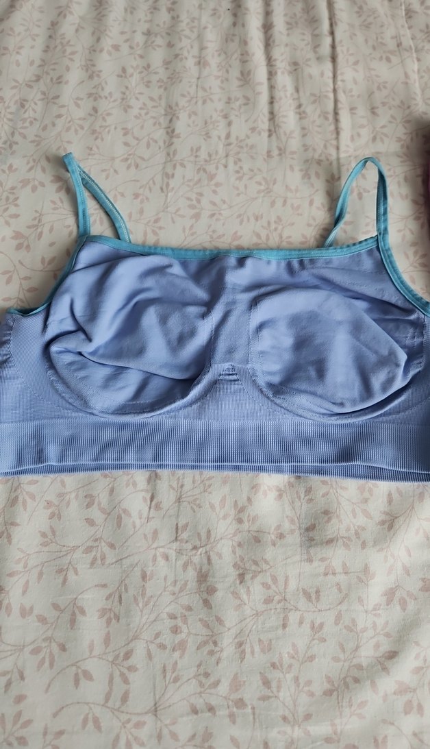 mavi spor atlet ve mor midi tayt takım - Görsel 2