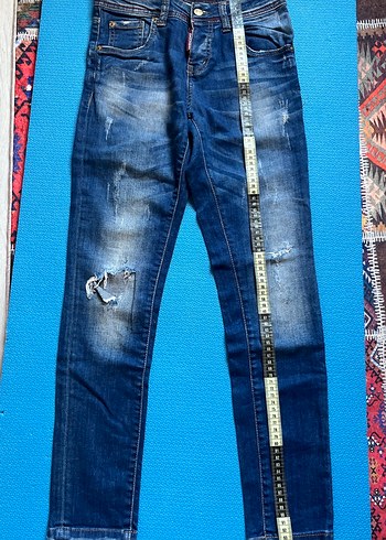 DSquared2 Kadin Mavi Normal Boy Kot Pantolon