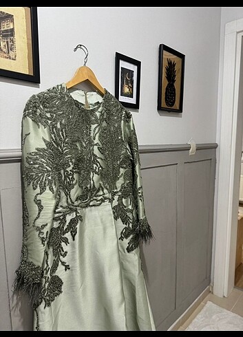 Özel dikim tesettür abiye - Görsel 2