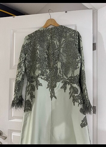 Özel dikim tesettür abiye - Görsel 3