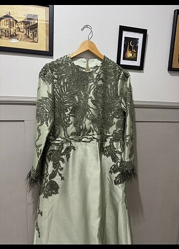 Özel dikim tesettür abiye - Görsel 5