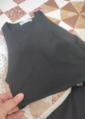 s Beden Siyah V Yaka Salaş elbise