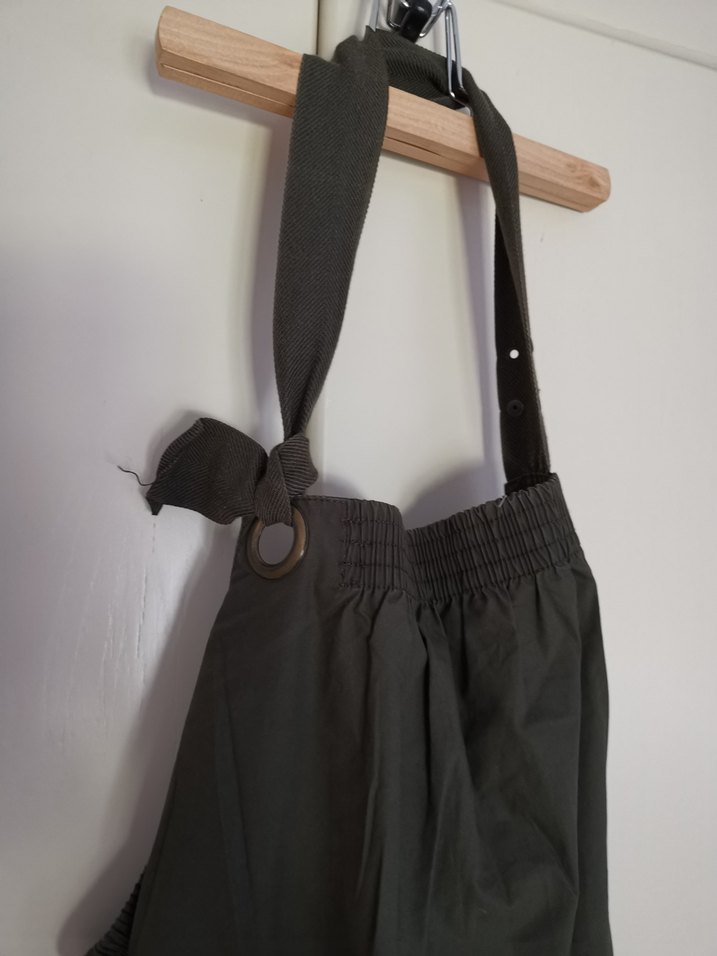 Mango marka haki yeşil mini elbise - Görsel 2