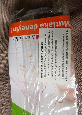 1 paket Scotch-Brite silgi sünger - Görsel 3