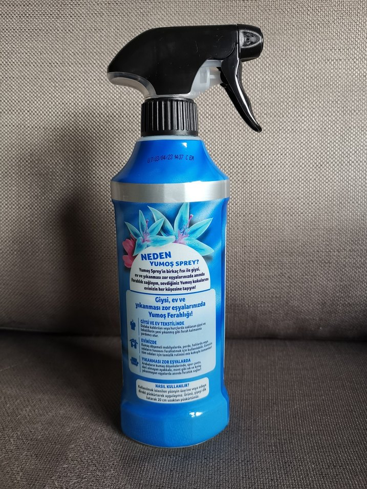 Yumoş Sprey Lilyum Kokulu, 450 ml. - Görsel 3