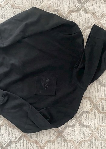 Orijinal zara Siyah Kapüşonlu Sweatshirt süet