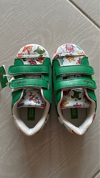 Benetton erkek bebek sneaker ayakkabı