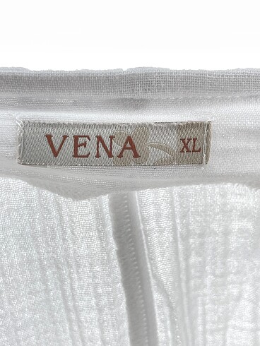xl Beden beyaz Renk Vena Uzun Elbise %70 İndirimli.