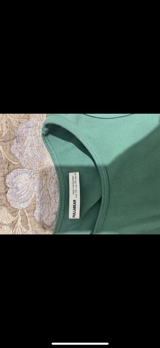 Kadın yesil Yüksek Yaka Midi Elbise - Görsel 3