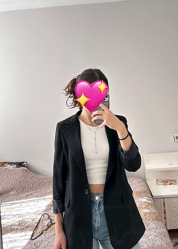 Kadın SiyahBlazer Ceket