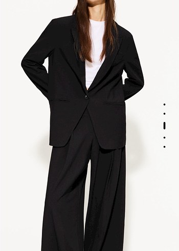 Kadın Siyah Blazer - Görsel 3