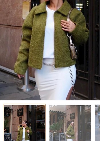 kaşe yün ceket - Görsel 2