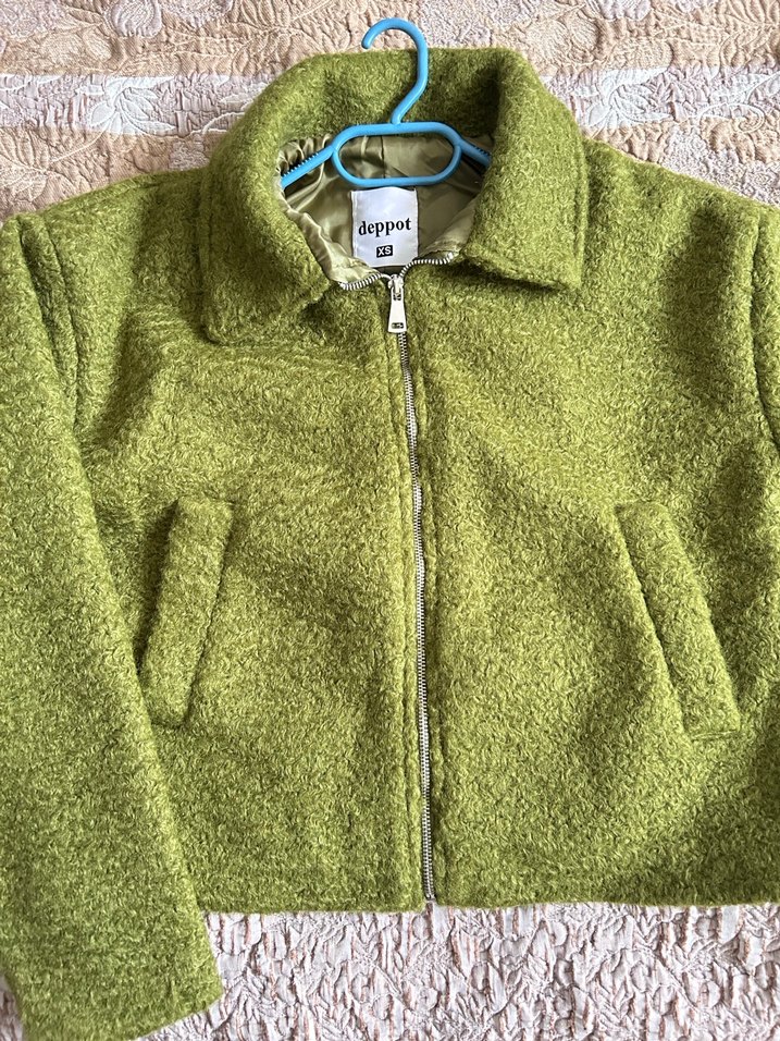 kaşe yün ceket - Görsel 4