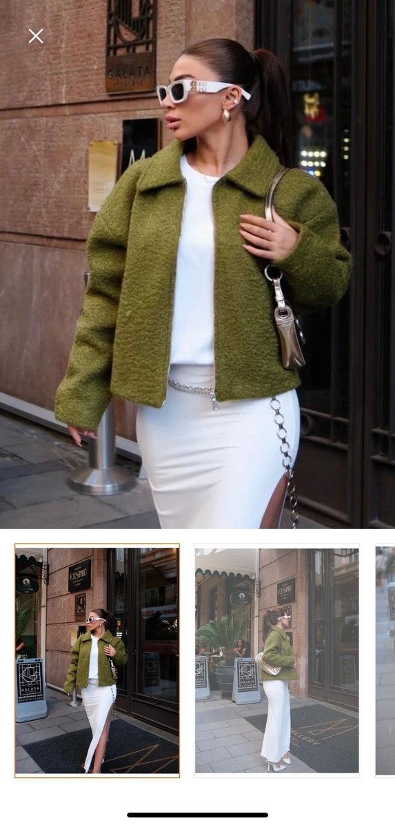 kaşe yün ceket - Görsel 2