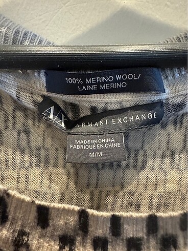 m Beden gri Renk Armani exchange elbise